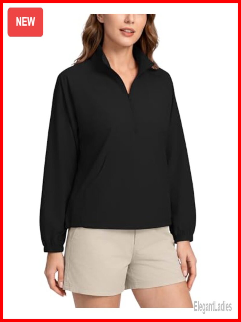 Women's Lightweight Athletic Half Zip Pullover Hoodie Jacket with Pocket for